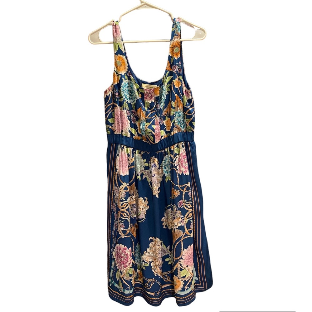 Anthropologie Moulinette Soeurs Mable Blue Floral Dress